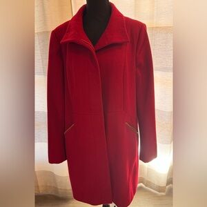 Worthington Red Trench Coat